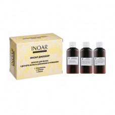 Set for a keratin hair straightening of Inoar G-Hair (technical shampoo, 50 ml + a keratin, 50 ml + a mask, 50 ml)