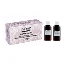 Set for a keratin hair straightening of Inoar Moroccan Hair Keratin of Morocco (shampoo, 50 ml + a keratin, 50 ml)