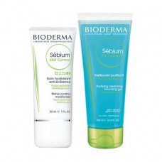 Set for the person Sebium Bioderma (cream, 30 ml + the cleaning gel, 100 ml)