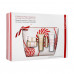 Set for the person Clarins Nutri-Lumiere Collection (day cream, 50 ml + night cream of 15 ml + lotion, 10 ml + hand cream, 30 ml + a make-up bag)