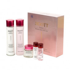 Set for the person Jigott Essence Moisture Skin Care (a toner for the person, 150 ml + face lotion, 150 ml + face cream, 50 ml + a toner for the person, 30 ml + face lotion, 30 ml)