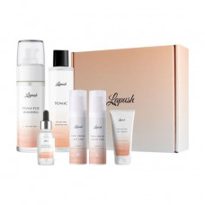 Set for the person Lapush for dry skin (a skin for washing + day cream + night cream + tonic + serum + a srub)