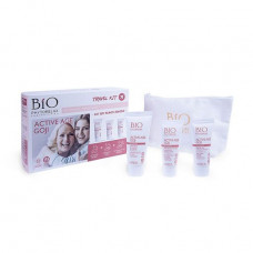 Set for the person Phytorelax Laboratories Travel Kit Active Age Goji (the cleaning milk, 40 ml + day cream, 20 ml + night cream, 20 ml)