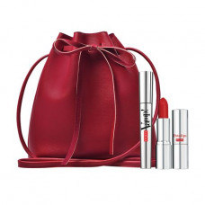 Set for Pupa make-up (the Vamp mascara! 100 Extra Black, 9 ml + lipstick for lips of Petalips 015 Dahlia Petal, 3.5 g + a handbag)