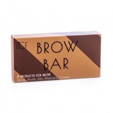 Set for modeling of eyebrows of LCF 2 Dark Brown, 5 units