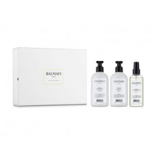 Set for giving of volume to hair of Balmain Paris Hair Couture Volume Care Set (shampoo, 300 ml + the conditioner, 300 ml + spray, 200 ml)
