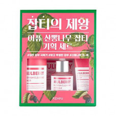 Set for problem skin of the person A'pieu Mulberry Blemish Clearing (cream, 22 ml + serum, 30 ml + a mask, 23 ml + a toner, 210 ml + cotton pads, 10 pieces)