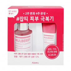 Set for problem skin of the person A'pieu Mulberry Blemish Clearing (cream, 22 ml + serum, 50 ml)