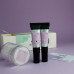 Set for stamping of Tufi Profi Premium Frida 1 (a stamp of pink, 1 piece + stamping gel (black, white), 2*8 g + the scraper)