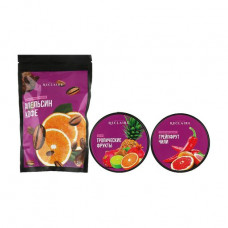 Set for Reclaire body the Hot anti-cellulite complex (a srub of Coffee orange, 250 g + wrapping Grapefruit Chile, 200 ml + cream-batter the Peach, 200 ml)