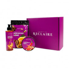 Set for Reclaire body the Threefold hot anti-cellulite complex (a srub of Coffee orange, 250 g + wrapping Grapefruit Chile, 200 ml + Mindal-ap oil