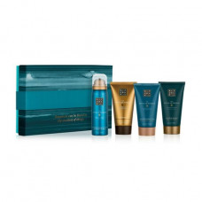 Set for a body of Rituals Hammam Purifying Treat Gift (shower gel, 50 ml + black soap, 70 ml + shampoo, 70 ml + a mask for a body, 70 ml)
