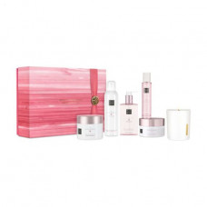 Set for a body of Rituals The Ritual Of Sakura Renewing Ceremony (shower gel, 200 ml + a srub, 250 g + cream, 200 ml + a mist, 50 ml + liquid soap, 300 ml + an aromatic candle, 250 g)