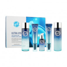Set for face care of Enough Premium Collagen Line Ultra X10 Pro Marine Skin Care, 5 objects