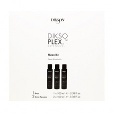 Set for hair care of Dikson Dikso Plex Defensive Micro Kit (a specific for hair, 100 ml + liquid hair cream, 2*100 ml)