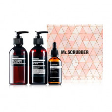 Set for Mr.Scrubber hair Keratin restoration (shampoo, 250 ml + a mask, 250 ml + oil, 50 ml)