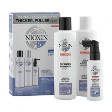 Set for hair of Nioxin Thinning 5 (shampoo, 150 ml + the conditioner, 150 ml + a skin care product of the head and hair, 50 ml)