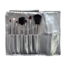 A set of brushes for a make-up of Avenir Cosmetics of silver, 7 pieces