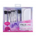 A set of brushes for a make-up of Faceone Cosmetics, 6 pieces + a case