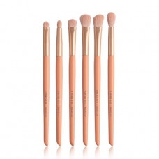 A set of brushes for a make-up of Imagic Eye Makeup Brush Set, 2 Pink, 6 pieces