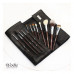 A set of brushes for a make-up of WoBs Dark Chocolates, 14 pieces (WN14C)