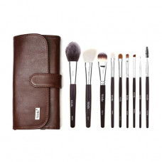 A set of brushes for a make-up of WoBs Dark Chocolates, 9 pieces (WN09C)