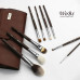 A set of brushes for a make-up of WoBs Dark Chocolates, 9 pieces (WN09C)
