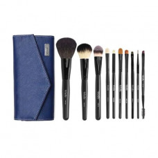 A set of brushes for a make-up of WoBs Smoky, 10 pieces (WN10S)