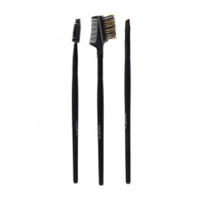 A set of brushes for a make-up of eyebrows of Parisa Cosmetics P-101, 3 pieces