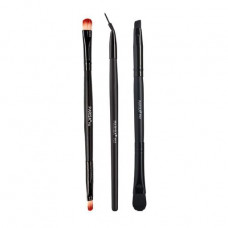 A set of brushes for a make-up of eyes of Parisa Cosmetics P-103, 3 pieces