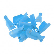 A set of clips clips for removal of the Avenir Cosmetics gel polish Blue, 10 pieces