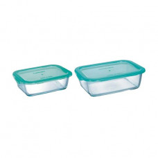 Set of the containers Luminarc Keep'n Box, 2 pieces (820 ml, 1.22 l) (P5506)