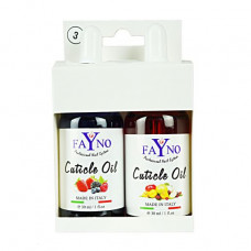 A set of oils for a cuticle of Fayno Cuticle Oil 3 (berry + a fruit mix), 2*30 ml