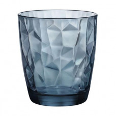 Set of low glasses Bormioli Rocco Diamond Ocean Blue, 6*305 ml