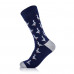 A set of socks of men's AmiGO high, dark blue with geese, size 27 (2 couples)