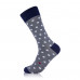 A set of socks of men's AmiGO high, dark blue with geese, size 29 (2 couples)