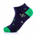 Set of socks of men's AmiGO 2 couples, cactuses dark blue, size 25