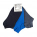 A set of socks of men's Duna 1064 shortened, blue, dark blue, black, size 25-27 (3 couples)
