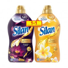 Set of the Silan fabric softeners (Dreamy Lotus of 1.45 l + Fascinating Frangipani of 1.45 l)