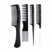 A set of hairbrushes for hair of Olivia Garden Carbon + Ion ST in a cover, 4 pieces