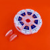 A set of silicone hair curlers for eyelashes of Vivienne, 8 couples