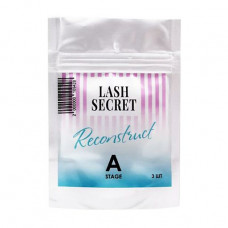 A set of structures for lamination of eyelashes of Lash Secret Reconstruct A Stage, structure of A, 3*0.8 g