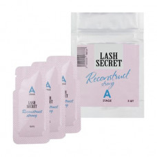 A set of structures for lamination of eyelashes of Lash Secret Reconstruct Strong A Stage, structure of A, 3*0.8 g