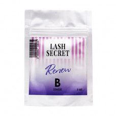 A set of structures for lamination of eyelashes of Lash Secret Renew B Stage, structure of B, 3*0.8 g