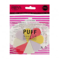 A set of sponges for a make-up of Bless Beauty Puff Make Up Sponge 8 in 1, a flower in a fringing, 8 pieces