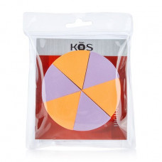 Set of sponges for a make-up of K.O.S, 6 pieces