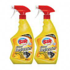 A set of sprays for removal of kitchen Sir Kitchen Degreaser fat with lemon aroma, 2*750 ml