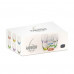 A set of glasses for drinks and Crystalite Bohemia Rainbow water, 6*300 ml (25180/D4662/300)