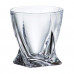 A set of glasses for Bohemia Crystalite Quadro whisky, 6*340 ml (2K936/99A44/340)