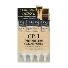 A set of serums for hair with proteins of Esthetic House CP-1 Premium Silk Ampoule silk with silk proteins, for the dry and injured hair, 4*20 ml